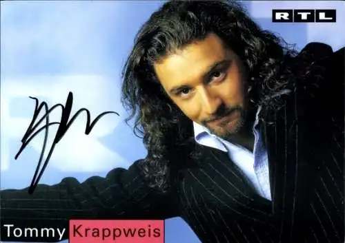 Ak Schauspieler Tommy Krappweis, Portrait, RTL, Autogramm