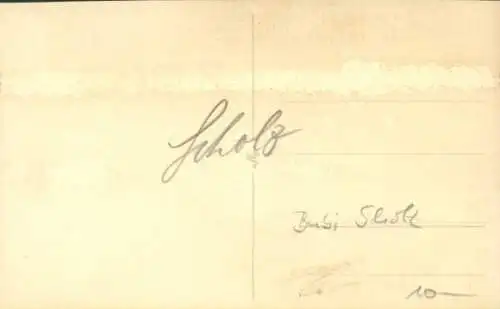 Foto Ak Boxer Bubi Scholz mit einer Frau