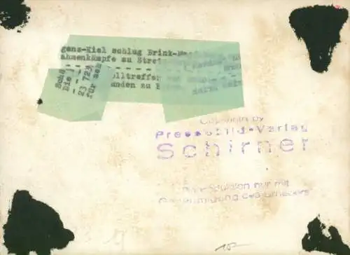 Foto Boxkampf, Boxer am Boden, Brink, Schoepgens