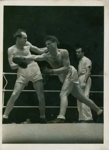 Foto Boxkampf, Boxer Brink und Schoepgens