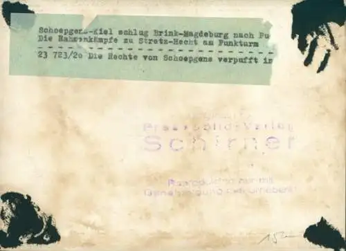 Foto Boxkampf, Boxer Brink und Schoepgens