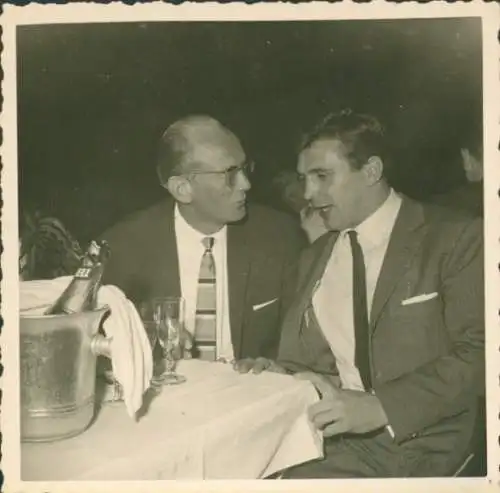 Foto Boxer Bubi Scholz im Gespräch