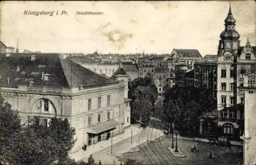 Ak Kaliningrad Königsberg Ostpreußen, Stadttheater