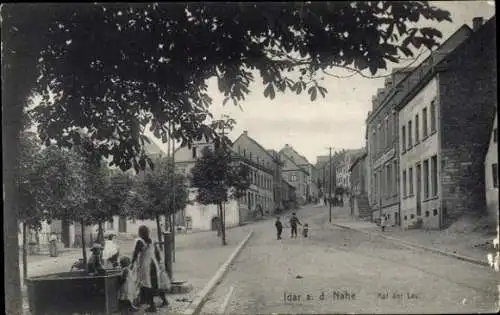 Ak Idar Oberstein an der Nahe, Lay, Straßenpartie