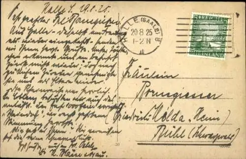 Ak Halle an der Saale, Solbad Wittekind, Garten