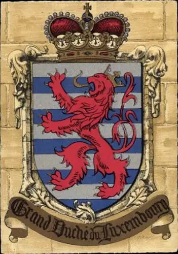 Wappen Ak Luxemburg, Grand Duché du Luxembourg