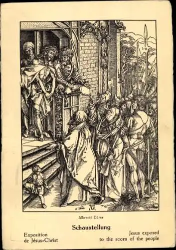 Künstler Ak Dürer, Albrecht, Schaustellung, Jesus, Römer
