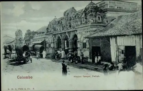 Ak Colombo Pettah Sri Lanka Ceylon, Hindu Tempel