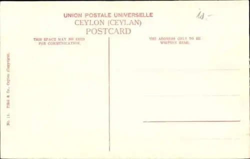 Ak Colombo Ceylon Sri Lanka, Hindoo Temple, Hindu Tempel