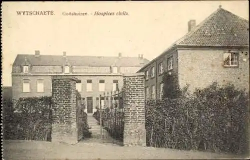 Ak Wytschaete Westflandern, Hospices civils