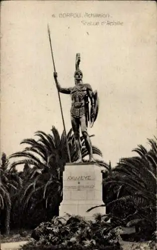 Ak Korfu Griechenland, Achilles Statue