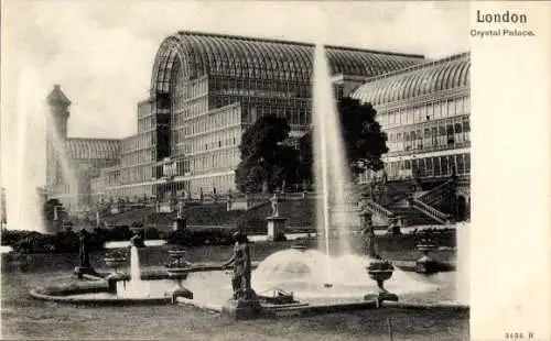 Ak London City England, Crystal Palace