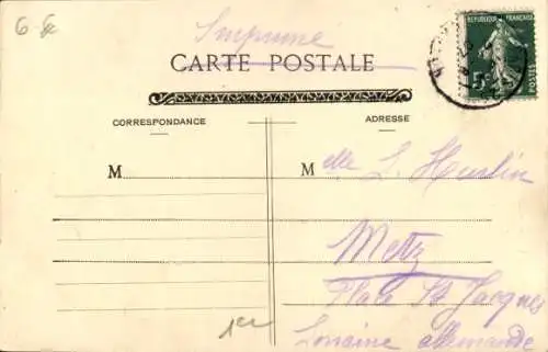 Ak Paris I Louvre, Blumenmarkt, Uhrturm