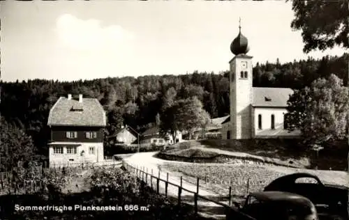 Ak Plankenstein Niederösterreich, Kirche, Straße