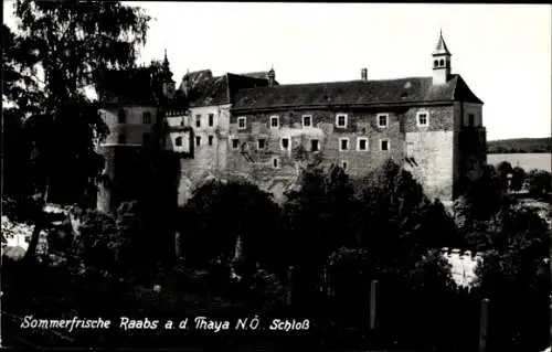 Ak Raabs an der Thaya in Niederösterreich, Schloss