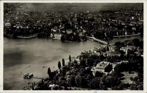 Ak Konstanz am Bodensee, Gesamtansicht, Dr. Büdingens Sanatorium