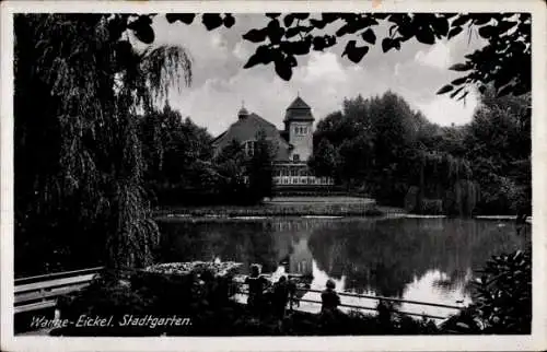 Ak Wanne Eickel Herne im Ruhrgebiet, Stadtgarten