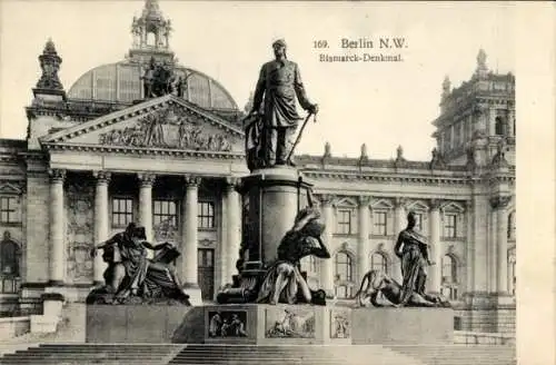 Ak Berlin Tiergarten, Bismarckdenkmal