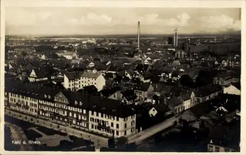 Ak Kehl am Rhein, Totalansicht