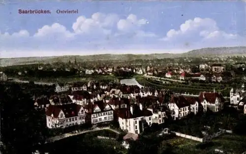 Ak Saarbrücken im Saarland, Ostviertel