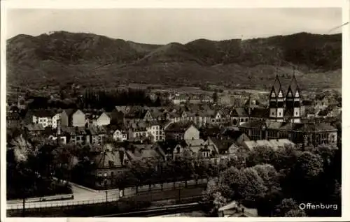 Ak Offenburg in Baden Schwarzwald, Teilansicht