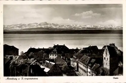 Ak Meersburg am Bodensee, Teilansicht, Panorama