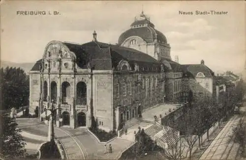 Ak Freiburg im Breisgau, Neues Stadt-Theater