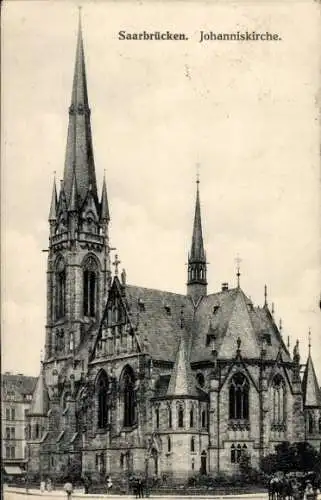 Ak Saarbrücken im Saarland, Johanniskirche