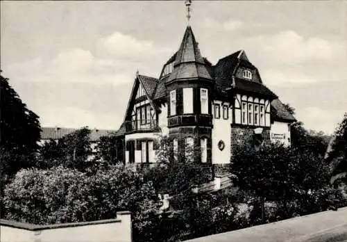Ak Hameln an der Weser Niedersachsen, Hotel garni Rosenhof, Außenansicht