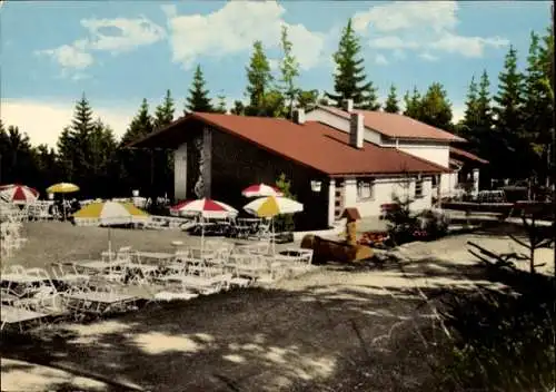 Ak Mehlmeisel im Fichtelgebirge, Bayreuther Haus, Bergstation Klausenlift