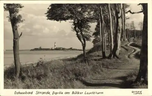 Ak Ostseebad Strande in Schleswig Holstein, Leuchtturm Bülk