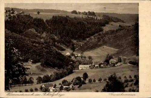 Ak Warmensteinach Oberfranken Bayern, Grenzkammer, Panorama