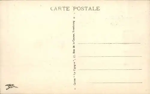 Ak Strasbourg Bas Rhin, Place Gutenberg, Rue des Grandes Arcades