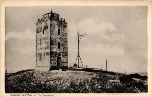 Ak Katwijk aan Zee Südholland Niederlande, Leuchtturm