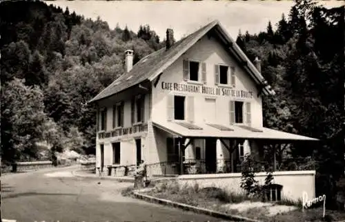 Ak Ballon d'Alsace Vosges, Hotel-Restaurant Virello, Le Saut de la Truitte