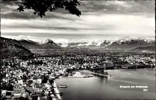 Ak Bregenz am Bodensee Vorarlberg, Panorama