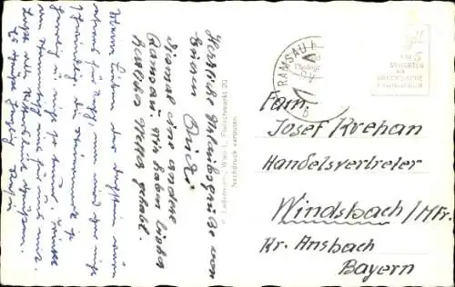 Ak Obertraun Oberösterreich, Dachstein, Alpengasthaus Bachlalm