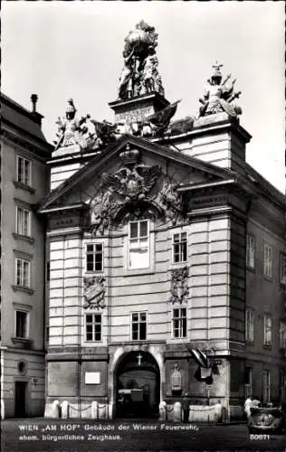 Ak Wien 1 Innere Stadt, Am Hof, Wiener Feuerwehr