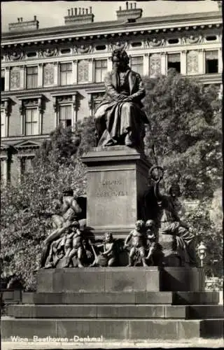 Ak Wien 1 Innere Stadt, Beethoven-Denkmal