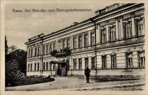 Ak Kaunas Kowno Kauen Litauen, Haus des russischen Festungskommandanten