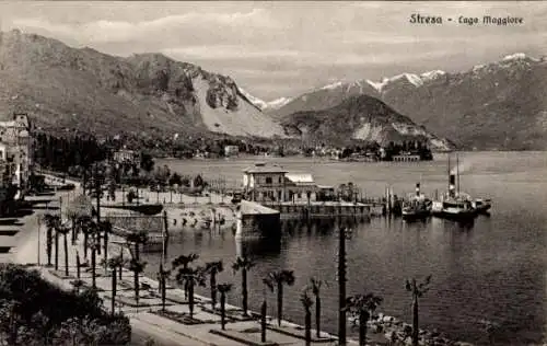 Ak Stresa Piemonte Italien, Lago Maggiore