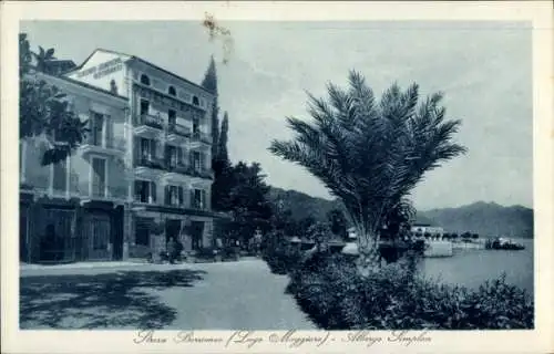 Ak Stresa Borromeo Lago Maggiore Piemonte, Hotel Simplon