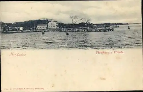 Ak Sandacker Rinkenæs Rinkenis Flensburger Förde Dänemark, Seesteg