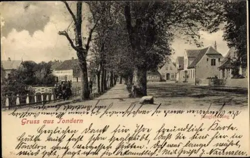 Ak Tønder Tondern Dänemark, Jungfernstieg