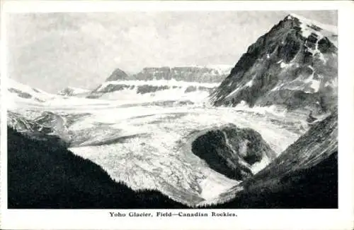 Ak British Columbia Kanada, Yoho Glacier, Rocky Mountains