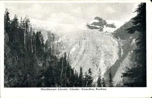 Ak British Columbia Kanada, Illecillewaet Gletscher, Rocky Mountains