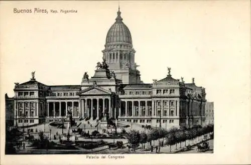 Ak Buenos Aires Argentinien, Kongresspalast