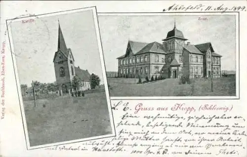 Ak Kropp in Schleswig, Kirche, Zoar