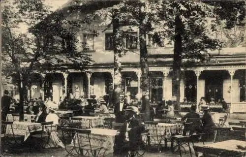 Ak Hamburg Wandsbek Jüthorn, Gasthaus Groß Jüthorn im Wandsbeker Gehölz