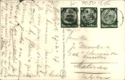 Ak Waiblingen in Württemberg, Hochwachtturm